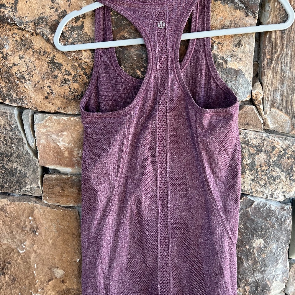 Lulu Lemon Plum Racer back tank